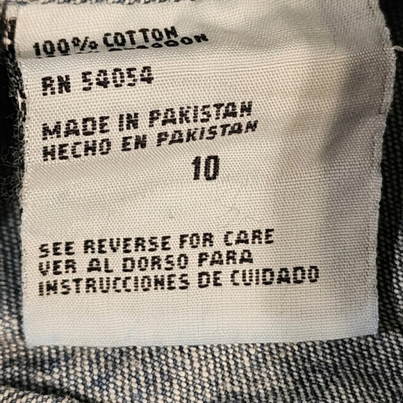 Bugle Boy Collection for Her Vintage‎ Button Down Denim Maxi Skirt Junior 10 - Picture 10 of 13